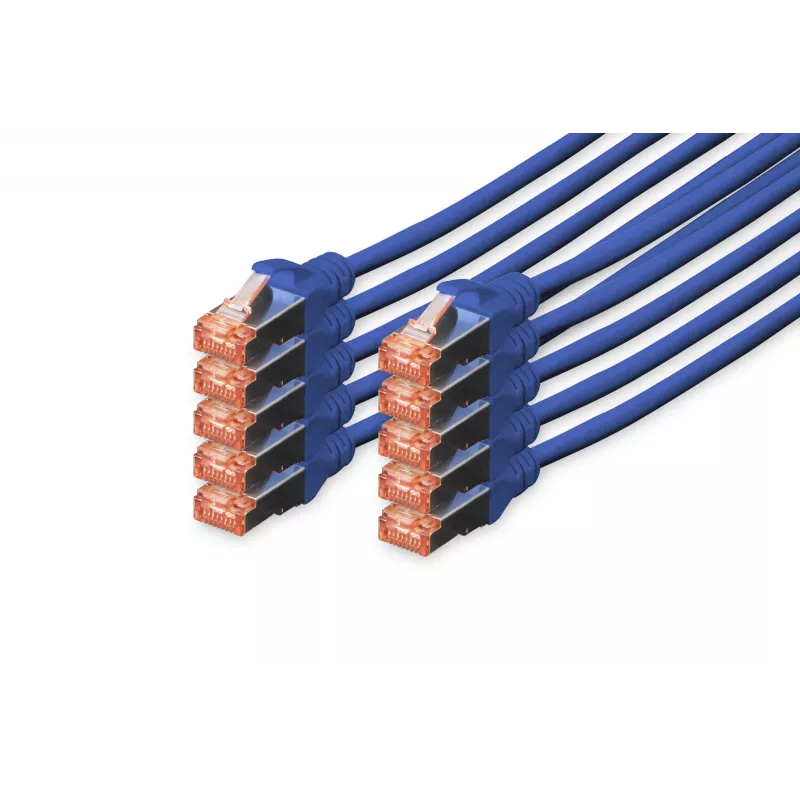 Digitus DK-1644-010-B-10 Ethernet-Patchkabel Blau