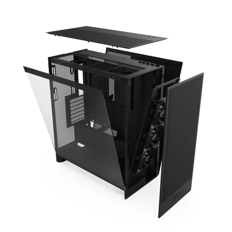 NZXT H7 Flow (2024) Mid-Tower-Gehäuse - Schwarz