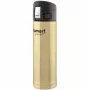 Isolierflasche LAMART LT4009 420 L Gold, Edelstahlinnenfläche, Druckknopföffnung, Ø 6,4 cm