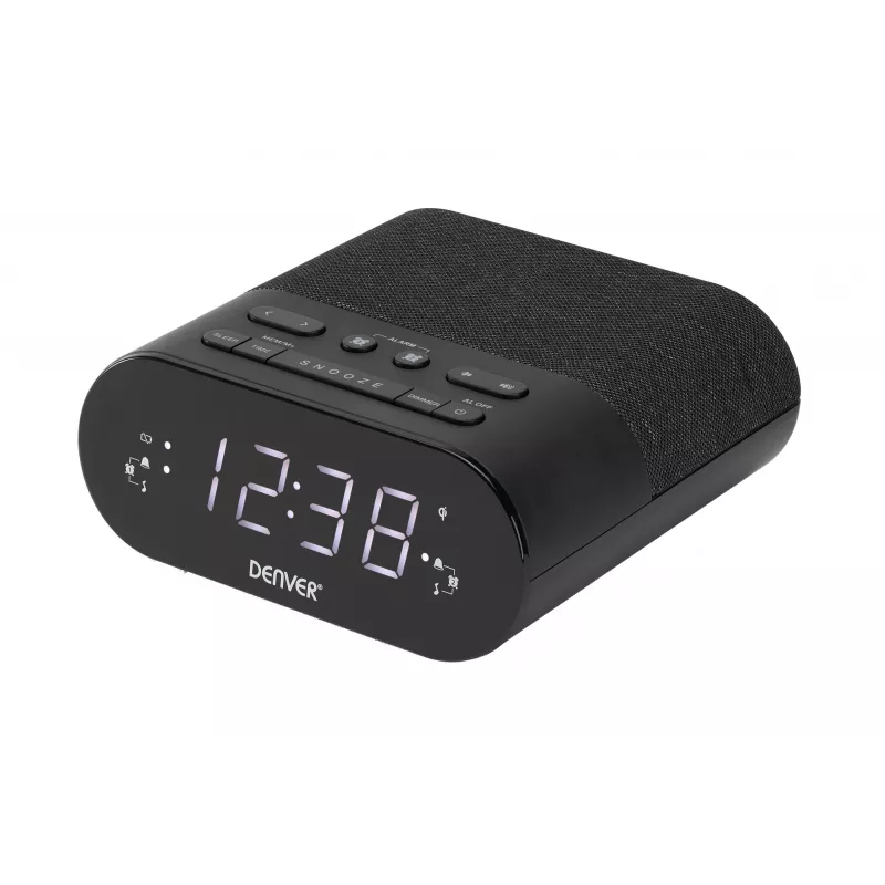 Denver CRQ-107 Digitaler Wecker Schwarz