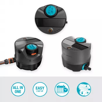 Kreisregner Gardena AquaPrecise Schwarz Blau Grau 1 Stk.
