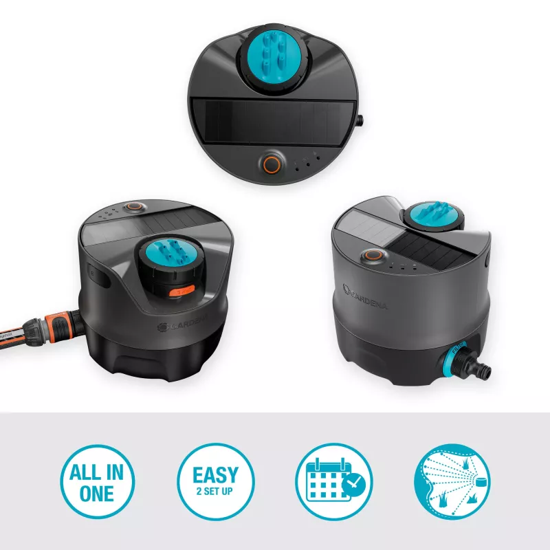 Kreisregner Gardena AquaPrecise Schwarz Blau Grau 1 Stk.