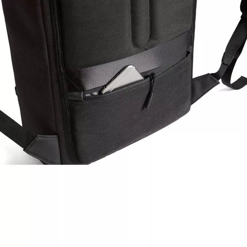 Rucksack XDDESIGN Urban Lite Schwarz — 21 L (erweiterbar auf 27 L), 15,6-Zoll-Laptopfach, wasserabweisend, Trolley-Gurt