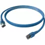 EasyLan FlexBoot Patchkabel Cat.6A S/FTP blau 1,00m - FTP - SFTP