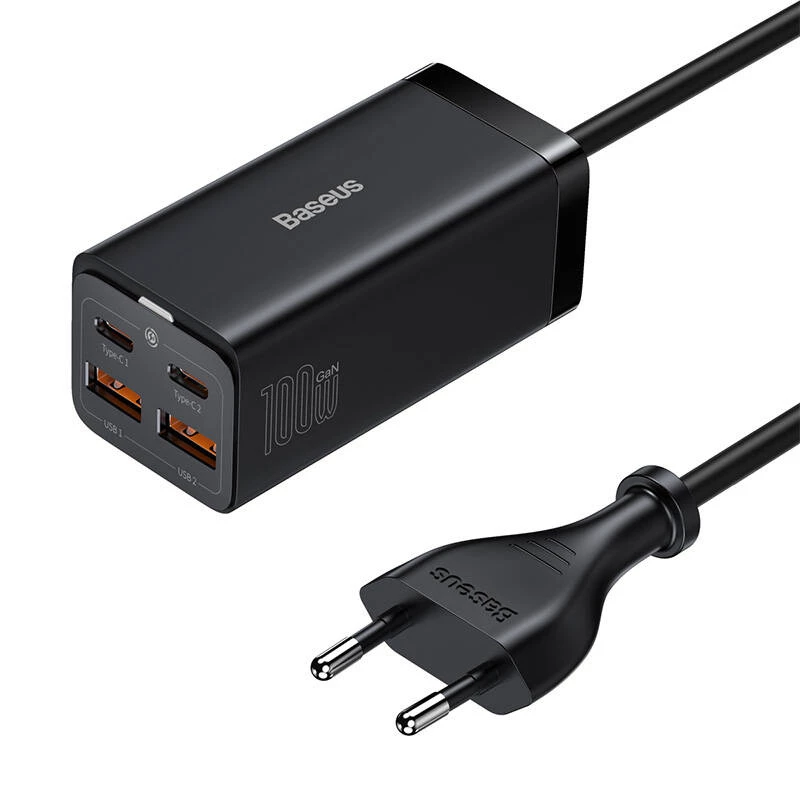 Baseus GaN3 100/ 65W Desktop-Ladegerät Quick Charge QC 3.04.0 USB-C-Typ-C-Telefonladegerät für iPhone15 Huawei Xiaomi MacBook Laptop