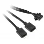 Kabeladapter Kolink 4‑Pin-Lüfter auf 3‑Pin 5V ARGB, 0,4 m