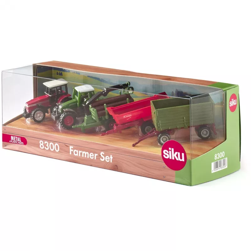 Spielzeug-Landwirtschaftsfahrzeug-Set Siku Farmer 8300 — Druckguss-Landmaschinenmodelle