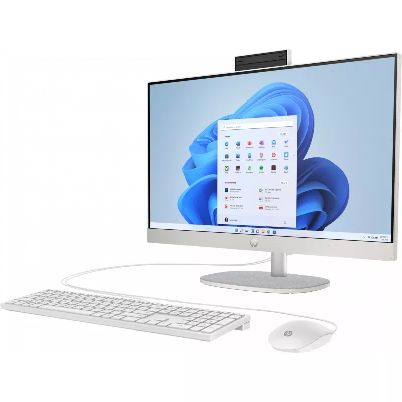 HP 24-cr0006ng - All-in-One (Komplettlösung) - Ryzen 5 7520U / 2,8 GHz - RAM 16GB - SSD 512GB - NVMe - Radeon 610M - 1GbE, Wi-Fi 6, Bluetooth 5,3 - WLAN: 802,11a/b/g/n/ac/ax, Bl