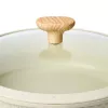 Flacher Topf D28cm 4,1L/beige