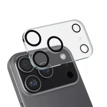 Kamera- und Objektivglas Crong CRGLSIP1763P für iPhone 17 Pro — Schutzglas für das Kameramodul