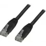 Netzwerkkabel Deltaco UTP Cat6 RJ-45 RJ-45 2 m Schwarz