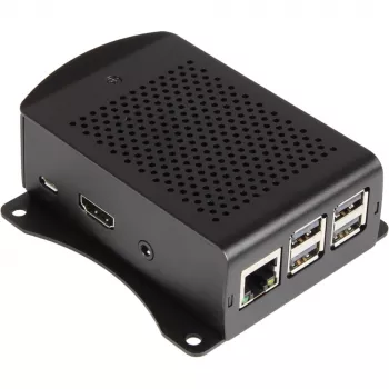 Joy-it Raspberry Pi® Gehäuse Schwarz RB-ALUCASE+06 Raspberry Pi® 3 B, Raspberry Pi® 2 B, Raspberry Pi® 3 B+, Raspberry Pi® B+ (RB-ALUCASE+06)