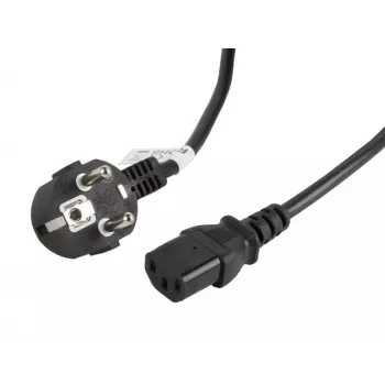 Lanberg CA-C13C-11CC-0030-BK Stromkabel Schwarz 3 m C13-Kupplung CEE7/7 (CA-C13C-11CC-0030-BK)