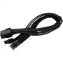 SilverStone SST-PP07-PCIB Verlängerungskabel 8-Pin-PCIe auf 6+2-Pin-PCIe, 25 cm, schwarz