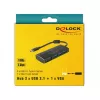 Laptop Dock DeLOCK 63932 USB 3.2 Gen 1 Type-C Schwarz