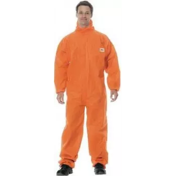 Schutzanzug 3M GT700000455 Typ 5/6 Größe XL Orange — Einweg-Chemikalienschutz- und Partikelschutzoverall
