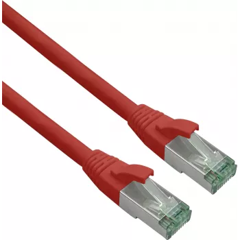 Netzwerkkabel Helos Patch-Kabel - RJ-45 (M) auf RJ-45 (M) Cat6 1m Schwarz
