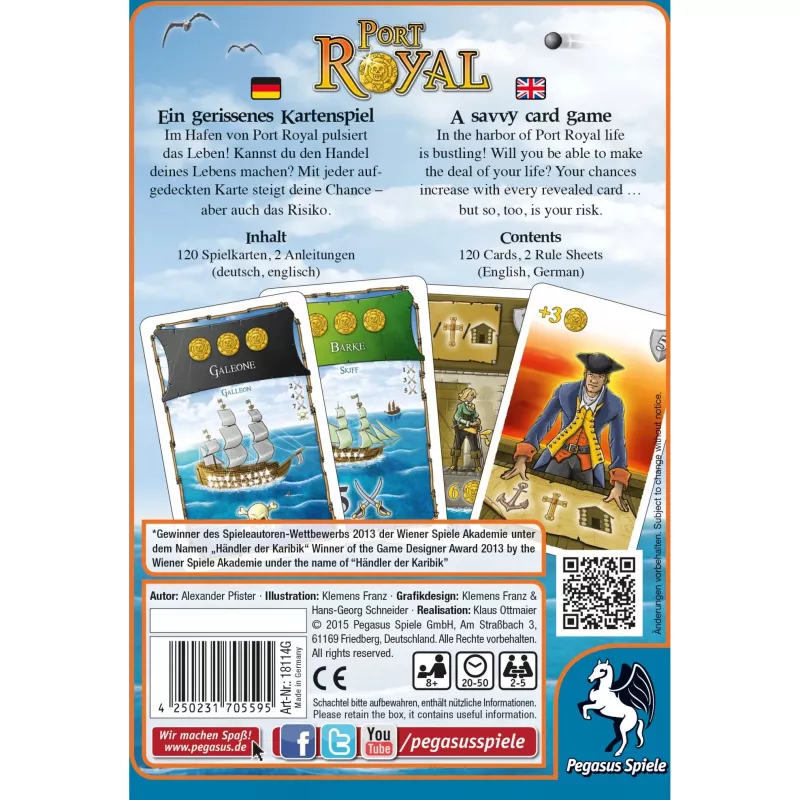 Pegasus 18114G Brettspiel Kartenspiel