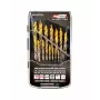 Bohrer-Set AWTools M2 HSS-TiN 19 Stück 1,5–10 mm für Metall