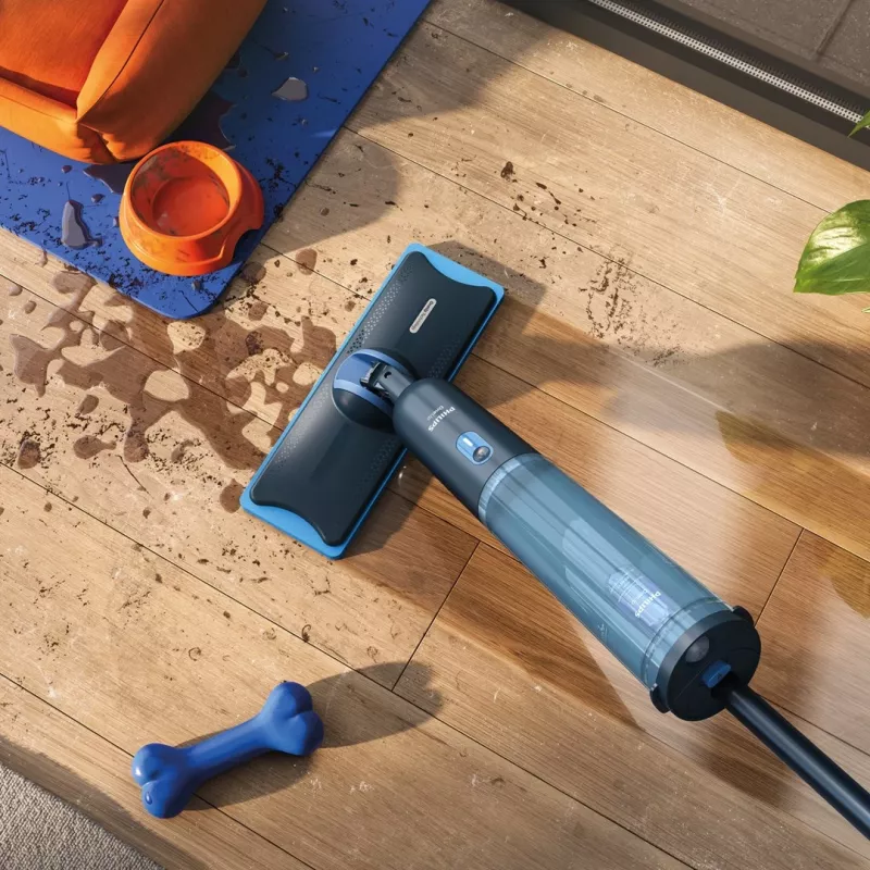 Philips OneUp Ultra-Konzentrierter Bodenreiniger, Stielstaubsauger, Blau, 40 ml, Flüssig (Konzentrat), Philips OneUp, 30 mm