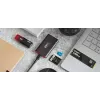 Emtec X210 ELITE 2 TB USB Type-C 3.2 Gen 2 (3.1 Gen 2) Schwarz, Rot