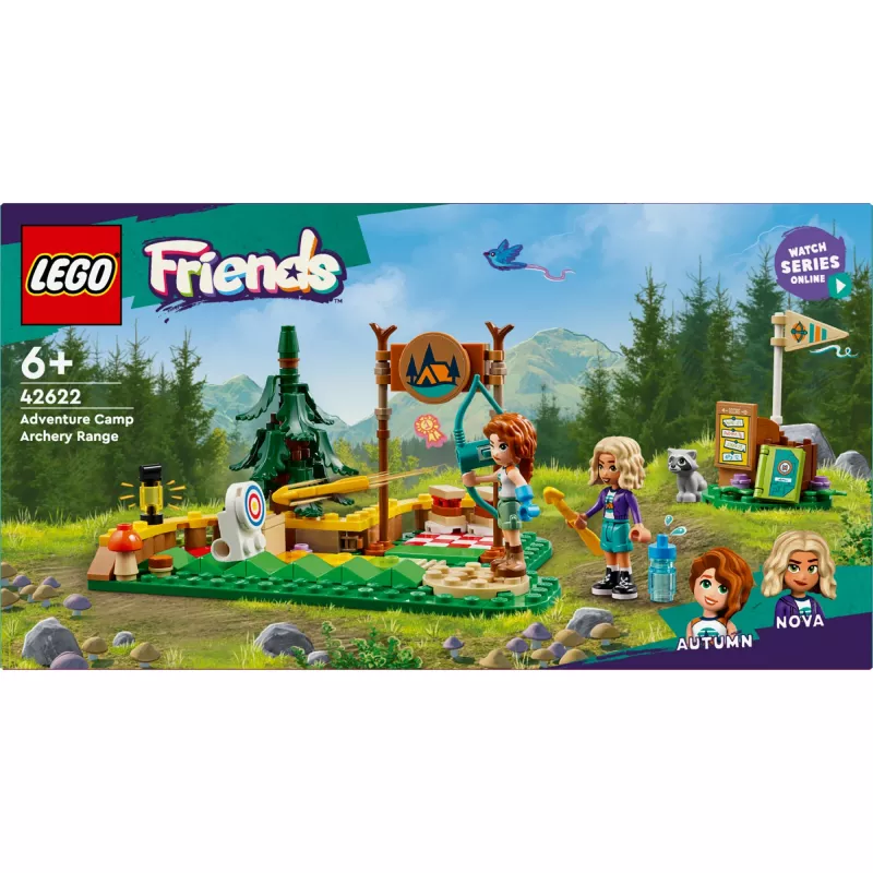 LEGO Friends Bogenschießen-Abenteuercamp 42622 — 157 Teile, 2 Minifiguren, Alter 6+
