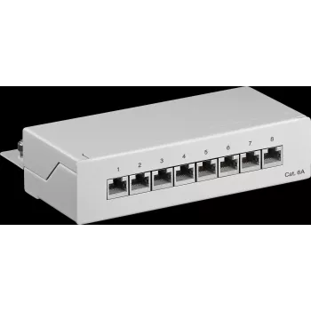 Goobay 62063 - RJ-45 - Cat6a - S/UTP (STP) - 22/26 - Grau - Rack Installation (62063)