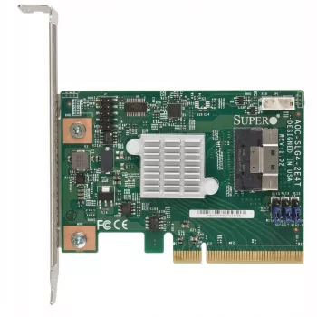 Supermicro - Speichercontroller - NVMe Retimer - PCIe 4.0 - Low-Profile - PCIe 4.0 x8 - für A+ Server 2124, SuperServer Ultra SYS-220, ULTRA SuperServer SYS-220, SYS-620