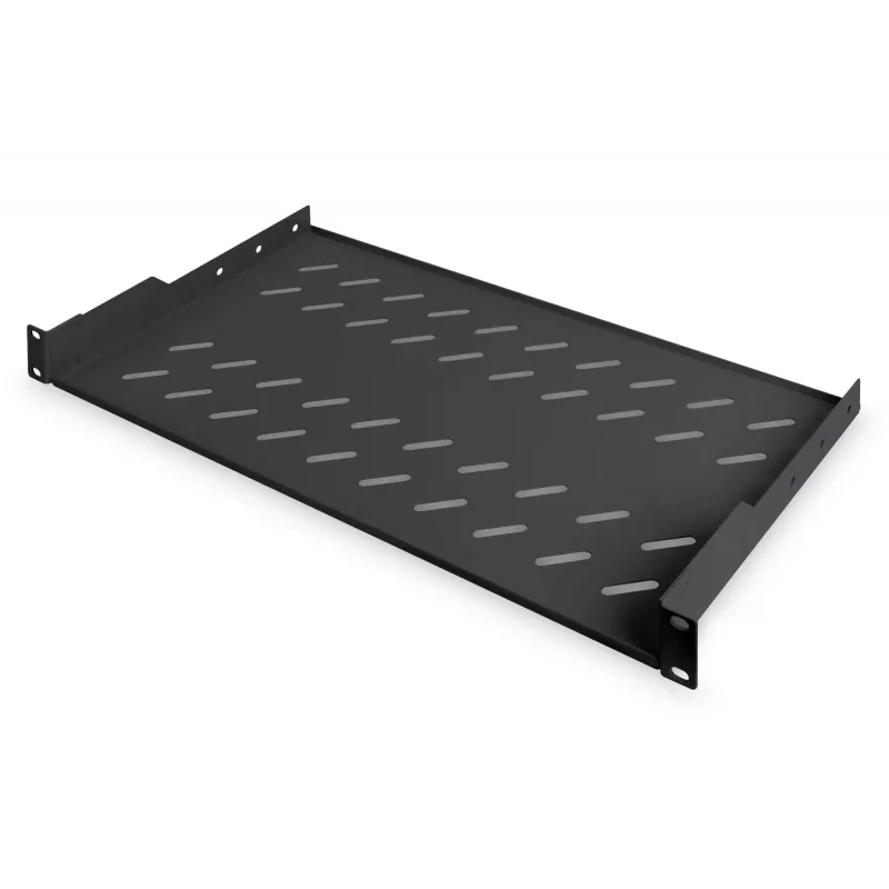 Ablage Digitus DN-19 TRAY-1-SW für festen Einbau in 19-Zoll-Schränke