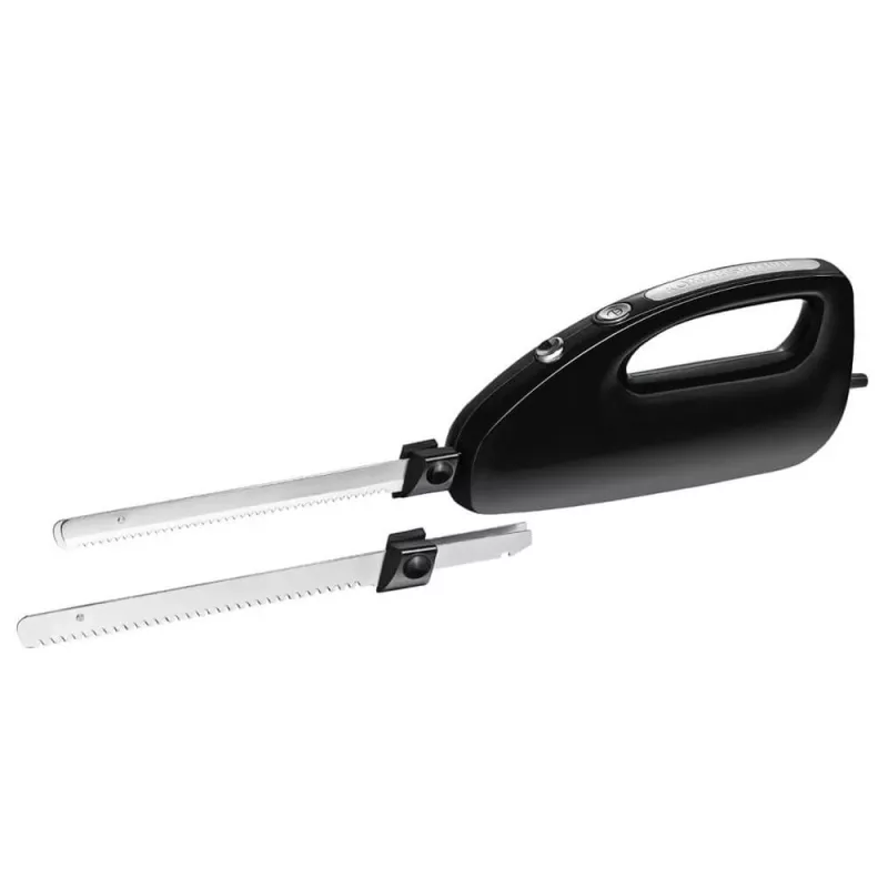 Elektromesser Rommelsbacher EM 150 120 W – Edelstahlklingen, nutzbare Klingenlänge 15 cm, schwarz