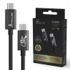 USB-C-auf-USB-C-Kabel Extralink CABESL05 — 2 m, USB 2.0, schwarz