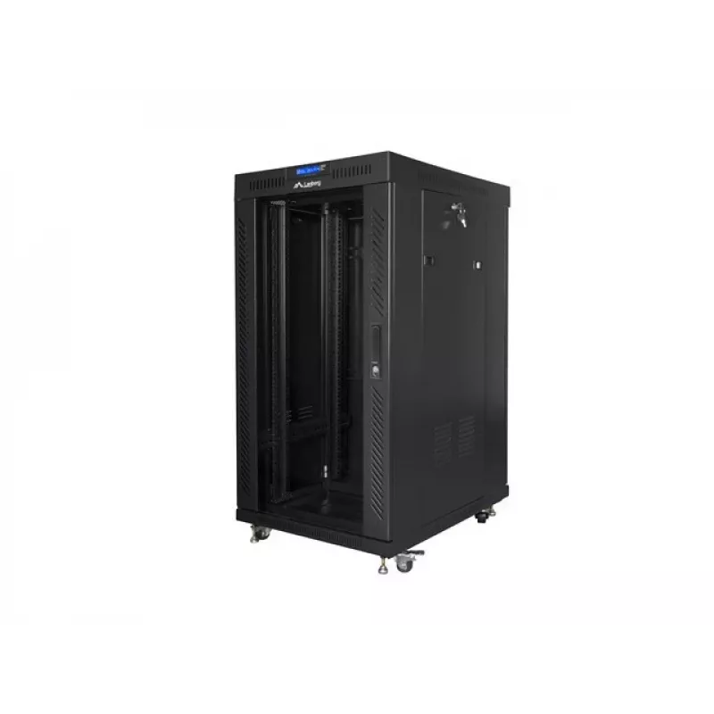 Freistehender Rack-Schrank LANBERG FF01-6822-12BL 22U Schwarz 1200 kg