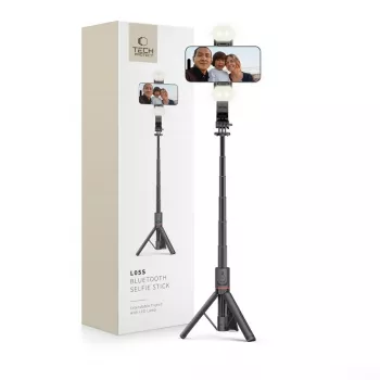 Tech-Protect L05S Selfie Stick Ständer LED-Lampe Bluetooth-Fernbedienung