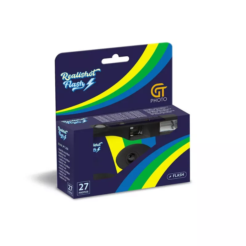 Kompakte Filmkamera GT Photo GT27FL 135 mm Schwarz Blau 31 mm