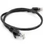 Cat5E UTP-Kabel, 0,5 m, Schwarz