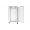 BODENSTEHENDER RACK-SCHRANK 19 27U 800X1000 GRAU PERFORIERTE LCD-TÜR LANBERG (flach PACK)