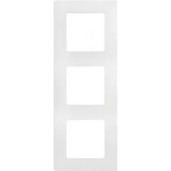 Wandplatte / Schalterabdeckung Legrand 665003 — weiß, Thermoplast, 228×86×10 mm