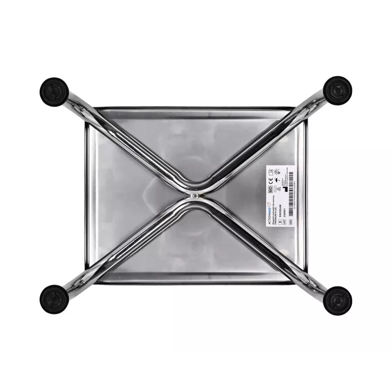 Badstufe (Duschhocker) ActionMed SW200AM – schwarz, rutschfeste Oberfläche und Füße, max. Benutzergewicht 120 kg