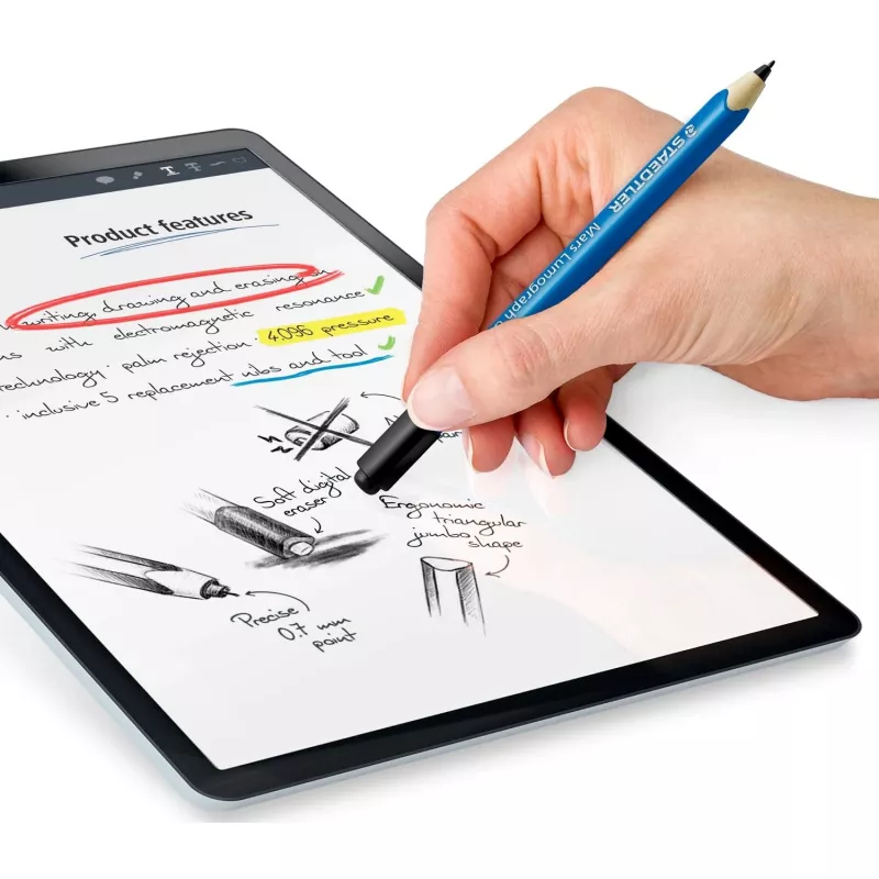 Graphitstift Staedtler Mars Lumograph digital Jumbo, PEFC-zertifiziert, 5 Minen