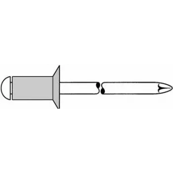 Blindniete GESIPA 5×18 mm Senkkopf KS für 12,0–14,0 mm, 500er-Pack