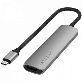 Satechi ST-P4SM Interface Hub USB Typ-C 10000 Mbit/s Grau
