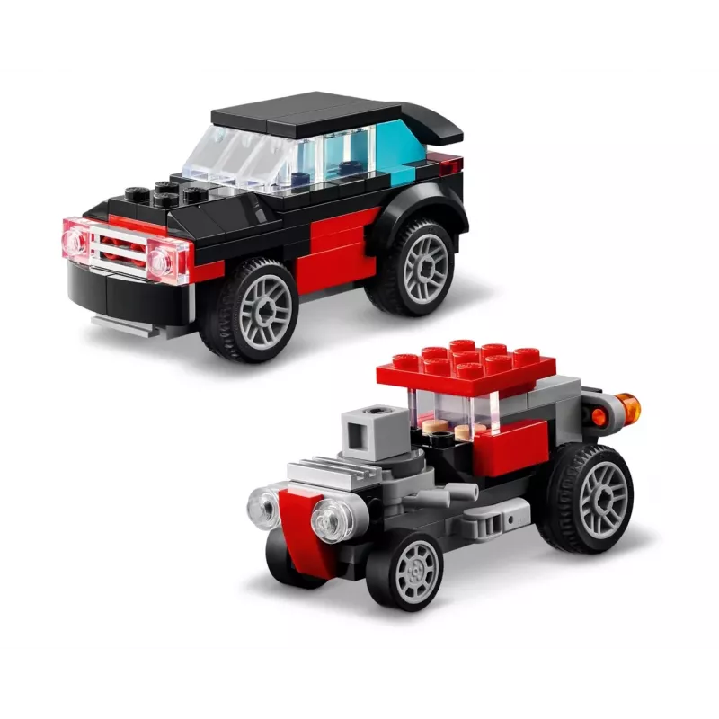 LEGO Creator 2-in-1 Pritschenwagen mit Hubschrauber Set 31146, umbaubares Modell für Kinder