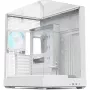 APNX Towergehäuse V2 — weiß, gehärtete Glaspaneele x3