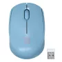 Kabellose beidhändige Maus NATEC STORK – Bluetooth + USB Typ-A, 1600 DPI, 3 Tasten, Hellblau