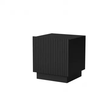 Nachttisch-Set Cama Nachttisch LIVERTI 45x42x47 cm, schwarz, MDF/Spanplatte, 16 mm Rahmen