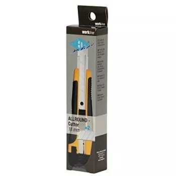 Cuttermesser WEDO 78 618 — Abbrechklinge, 40 mm Schnittbreite, Stahlgehäuse, 170 mm Länge