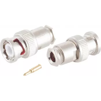 BNC-Videostecker ShiverPeaks 98800-2 für RG58/U-Koaxialkabel, Klemmanschluss