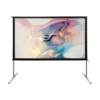 Elite Screens | Yard Master 2 Mobile Outdoor Leinwand CineWhite | OMS120H2 | Diagonale 120 Zoll | 16:9 | Sichtbare Bildbreite (B) 266 cm