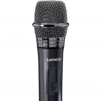 Bühnenmikrofon Lenco MCW-011BK