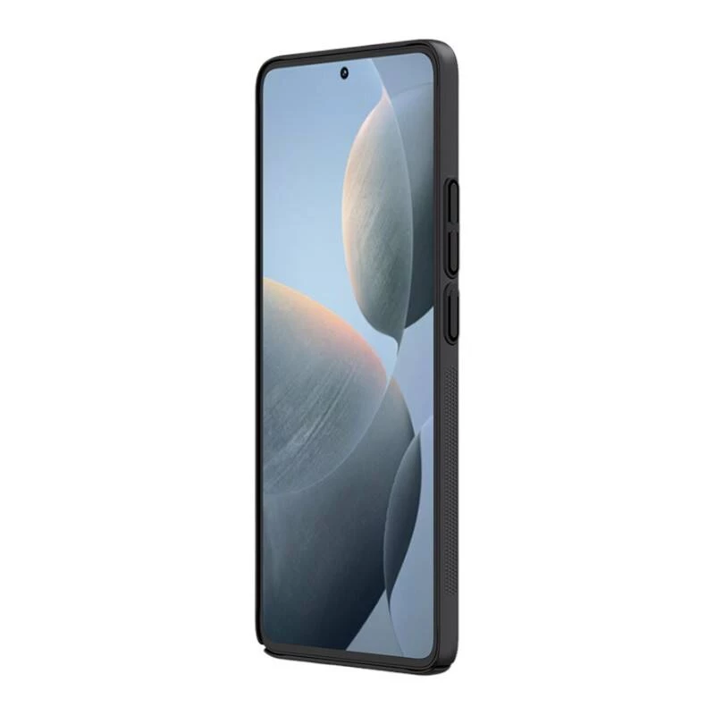 Schutz-Handyhülle Nillkin Super Frosted Shield Pro für Xiaomi Redmi K70E / Poco X6 Pro 5G — schwarz, hart matt rutschfest
